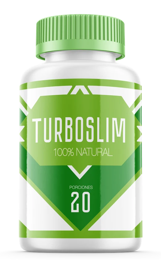 Frasco de TurboSlim con 20 cápsulas para el control de peso